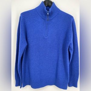Beretta Blue Wool Hunting Sweater/Size M made in Italy‎ Exceptional Quality